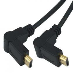 Kabel HDMI A - HDMI A M/M 10m, oton zlacen konektory,HDMI 1.3b